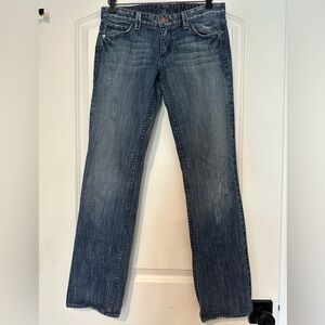 Armani Exchange Potassium Distressed Straight Leg Jeans